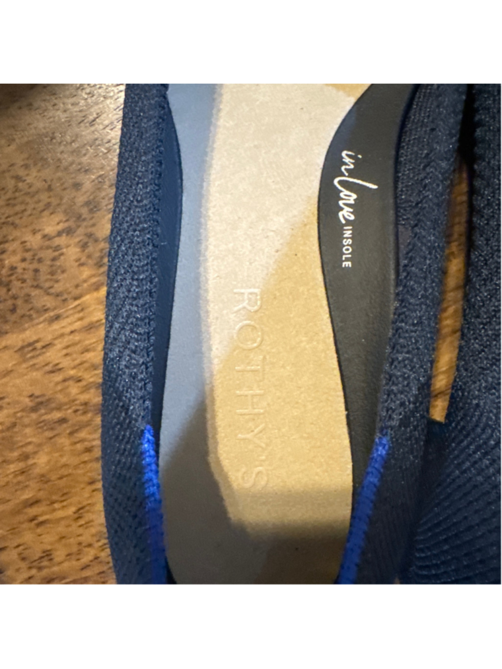 Women's Rothy's Pointed Toe Flats Size 8 Blue - Picture 2 of 4